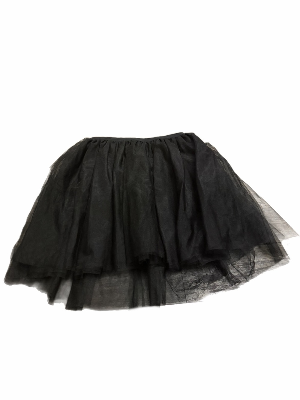 Y2K Vintage Lane Bryant Tulle Tutu Layered Balletcore Mini Skirt (Black) 18/20 - Picture 2 of 8